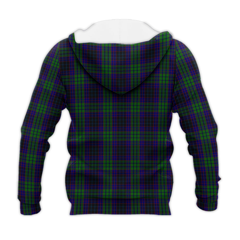 lumsden-green-tartan-knitted-hoodie-with-family-crest