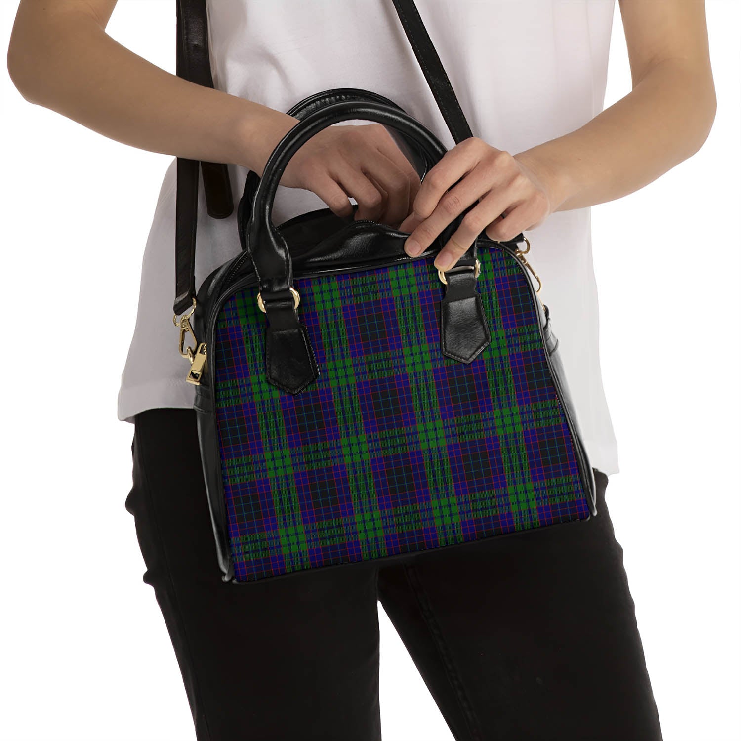 Lumsden Green Tartan Shoulder Handbags - Tartanvibesclothing