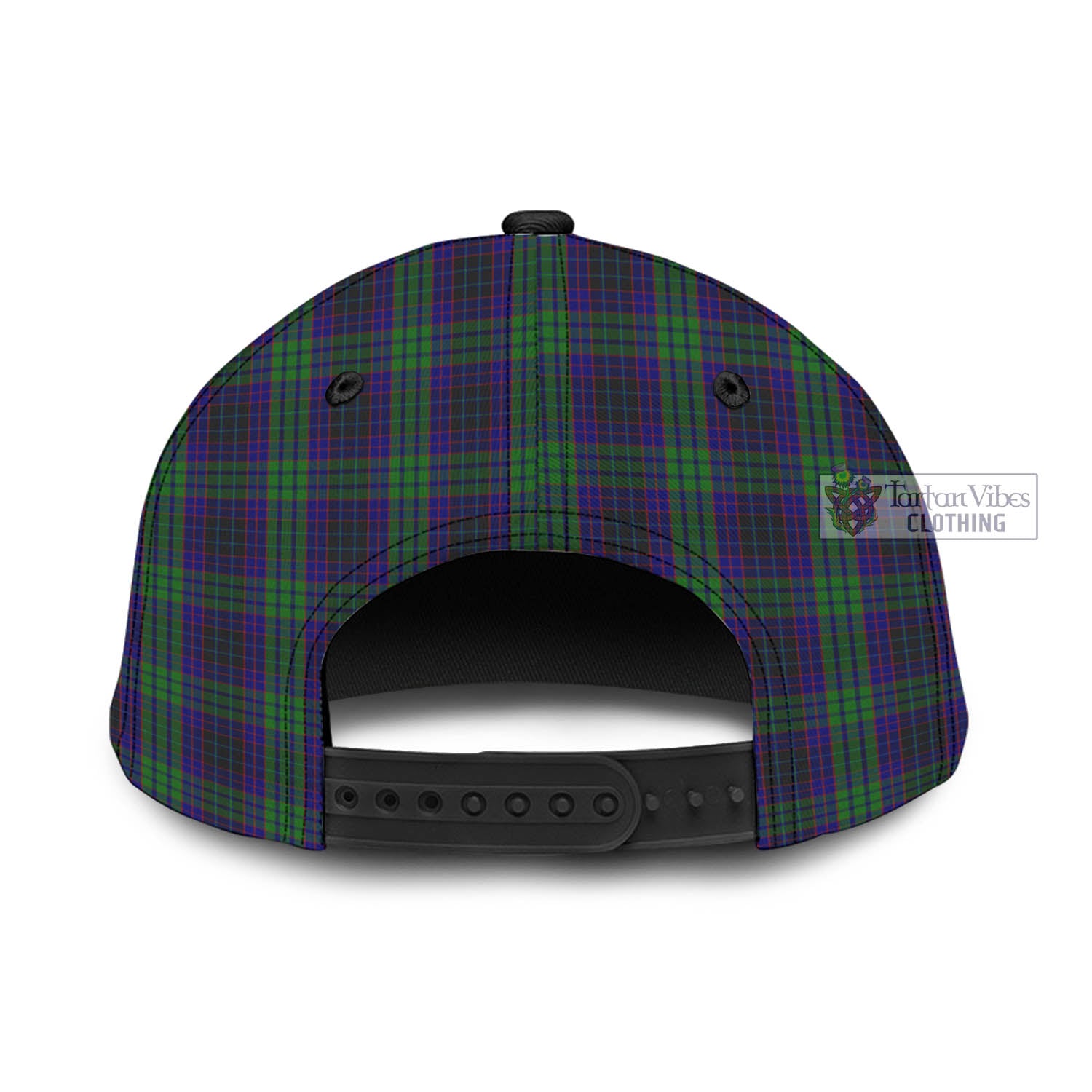 Tartan Vibes Clothing Lumsden Green Tartan Classic Cap with Family Crest In Me Style