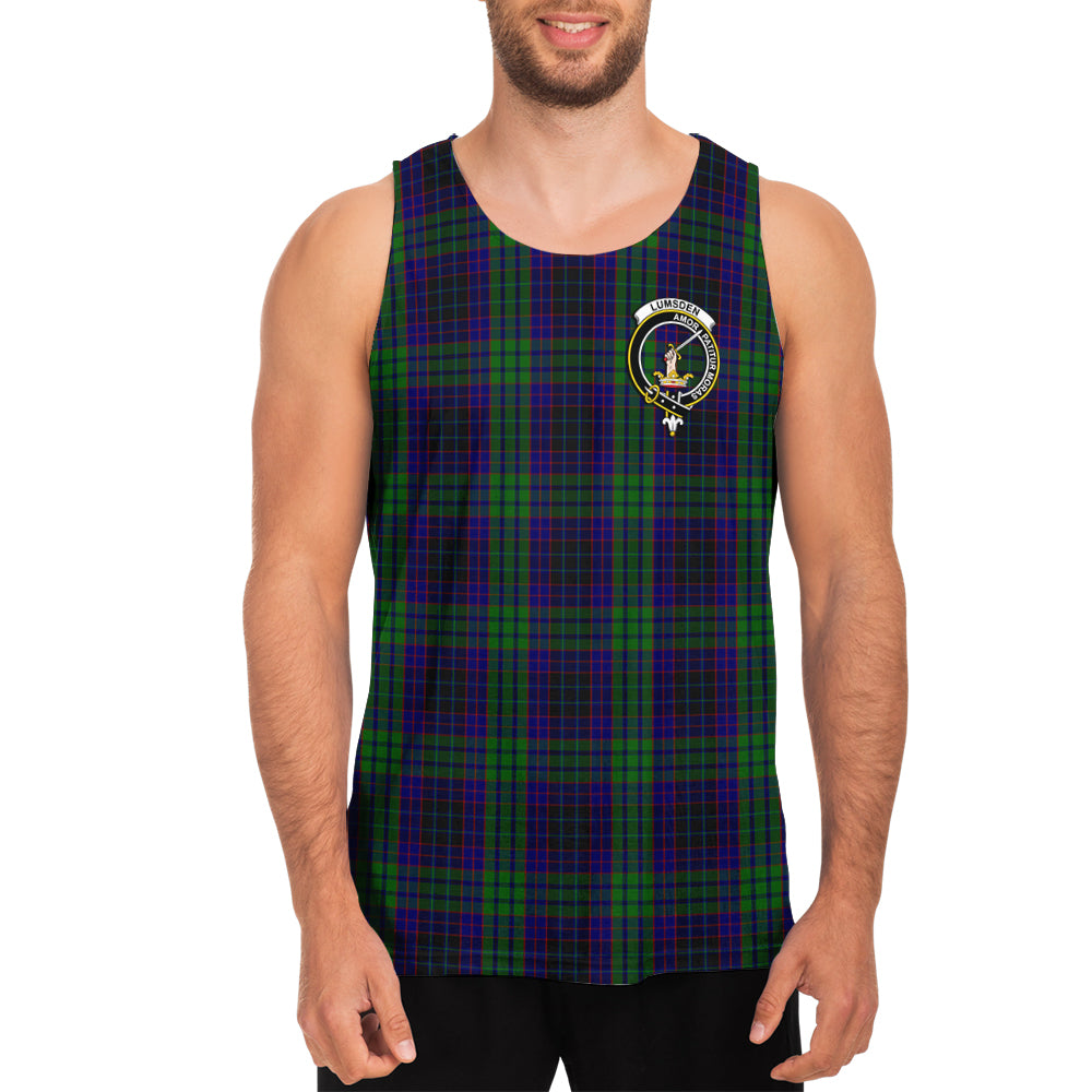 lumsden-green-tartan-mens-tank-top-with-family-crest