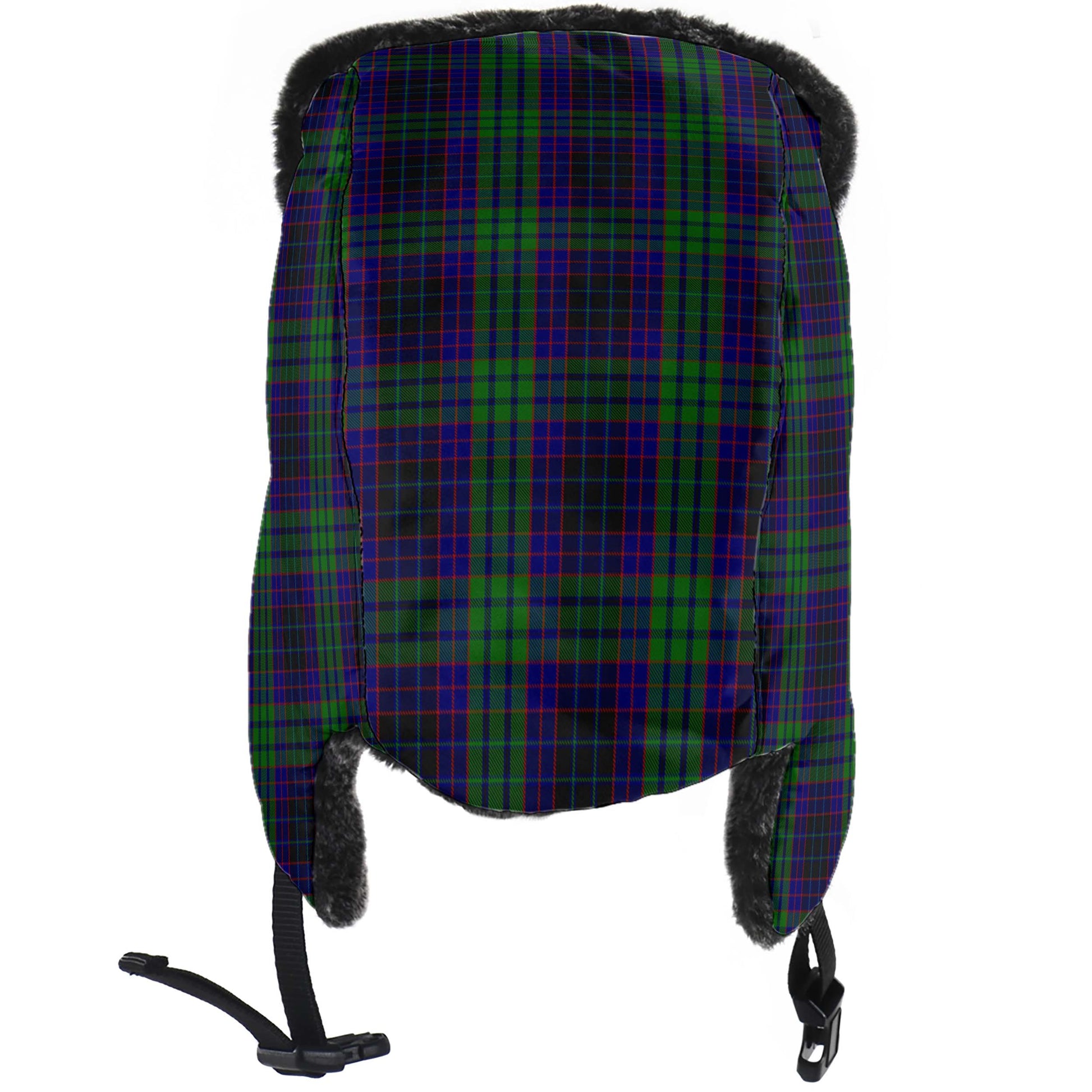 Lumsden Green Tartan Winter Trapper Hat - Tartanvibesclothing