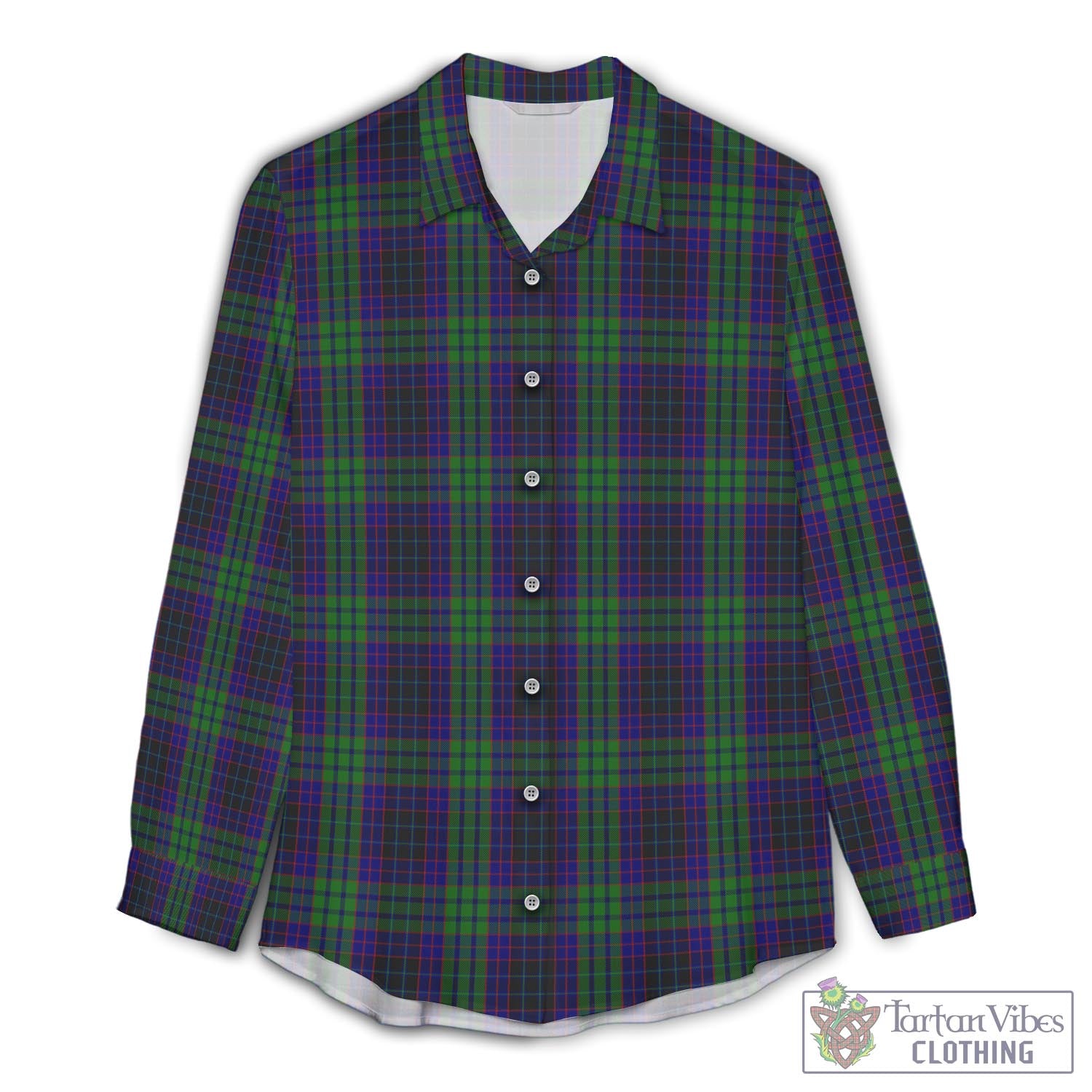 Lumsden Green Tartan Womens Casual Shirt