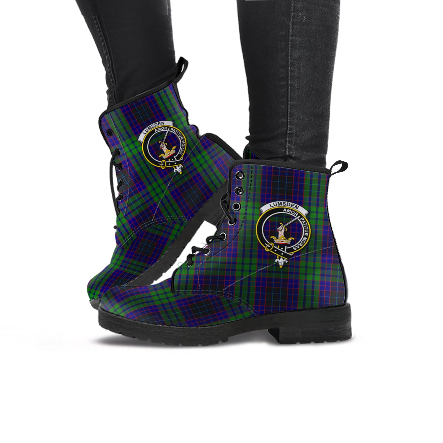 lumsden-green-tartan-leather-boots-with-family-crest