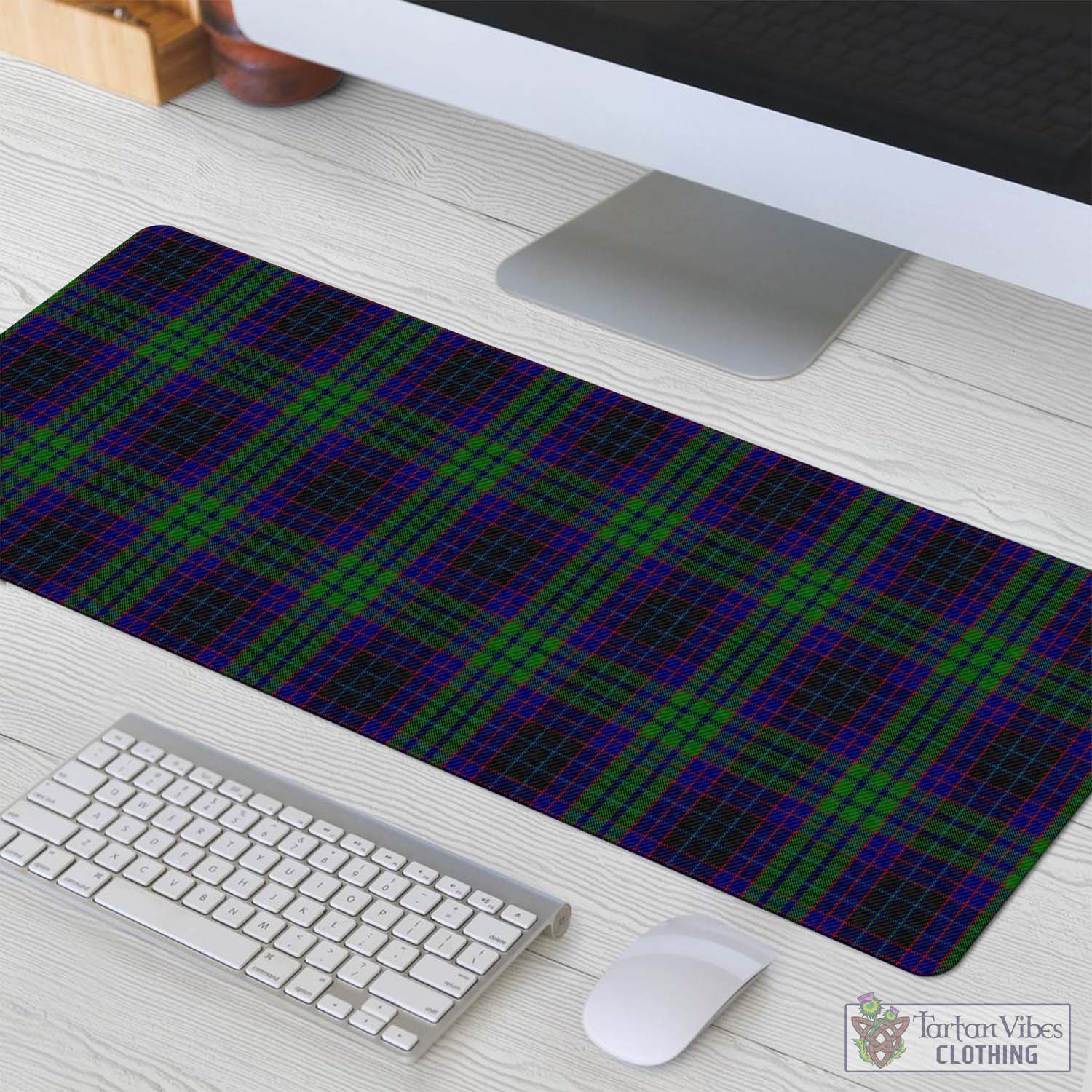 Tartan Vibes Clothing Lumsden Green Tartan Mouse Pad