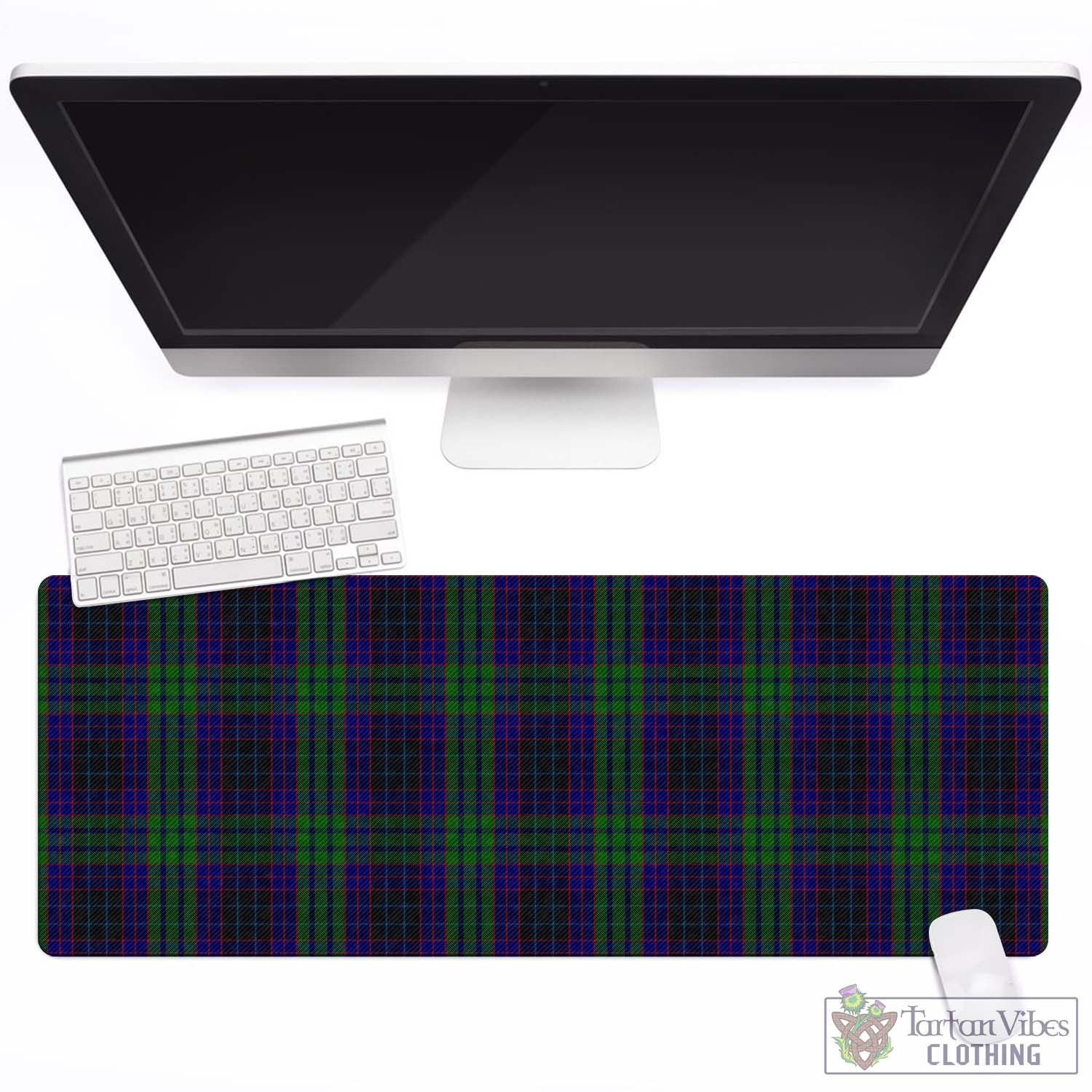 Tartan Vibes Clothing Lumsden Green Tartan Mouse Pad