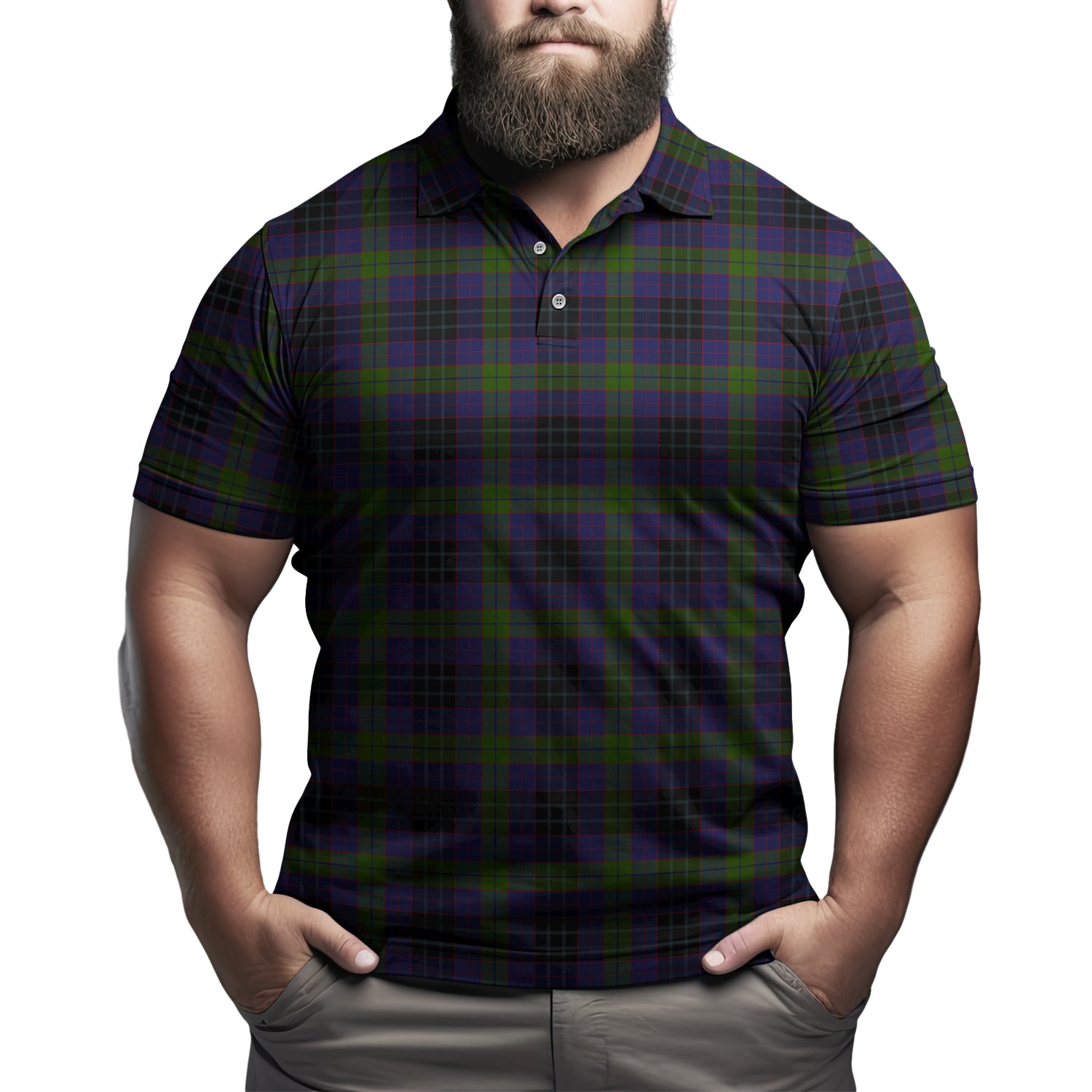 Lumsden Hunting Tartan Mens Polo Shirt Kid - Tartan Vibes Clothing