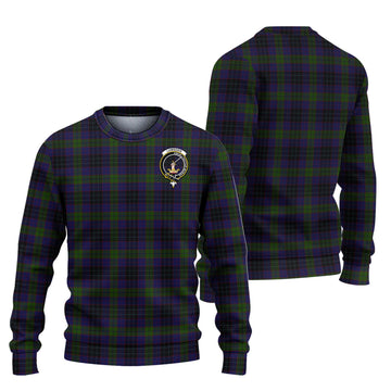 Lumsden Hunting Tartan Ugly Sweater with Family Crest