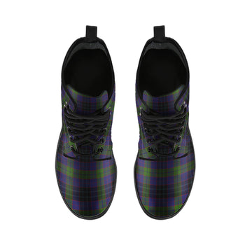 Lumsden Hunting Tartan Leather Boots