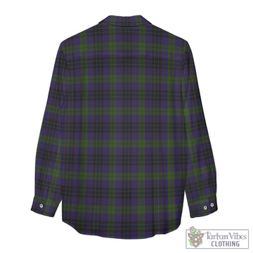 Lumsden Hunting Tartan Women's Casual Shirt with Family Crest