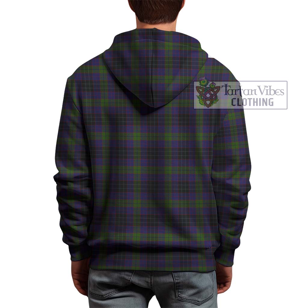 Tartan Vibes Clothing Lumsden Hunting Tartan Hoodie with Family Crest DNA In Me Style