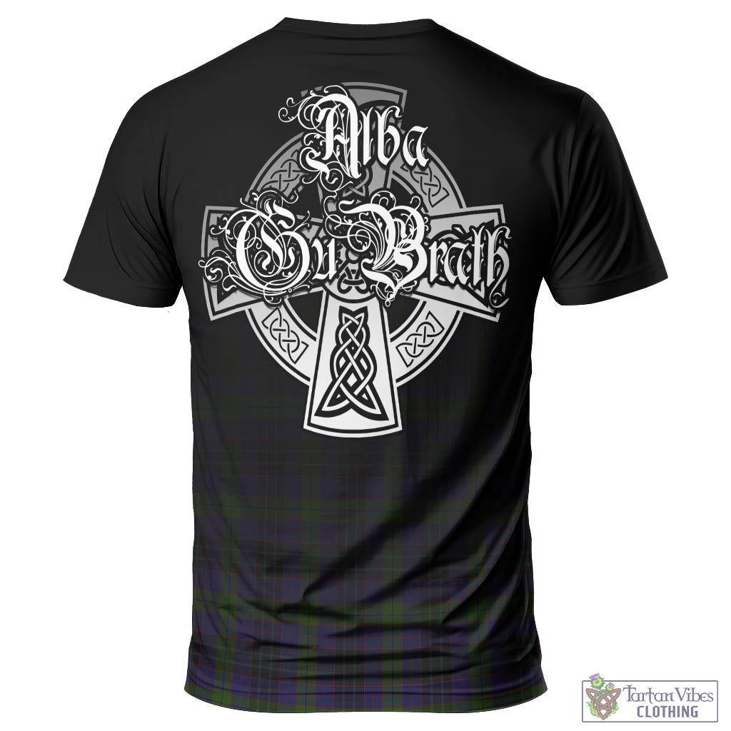 Tartan Vibes Clothing Lumsden Hunting Tartan T-Shirt Featuring Alba Gu Brath Family Crest Celtic Inspired