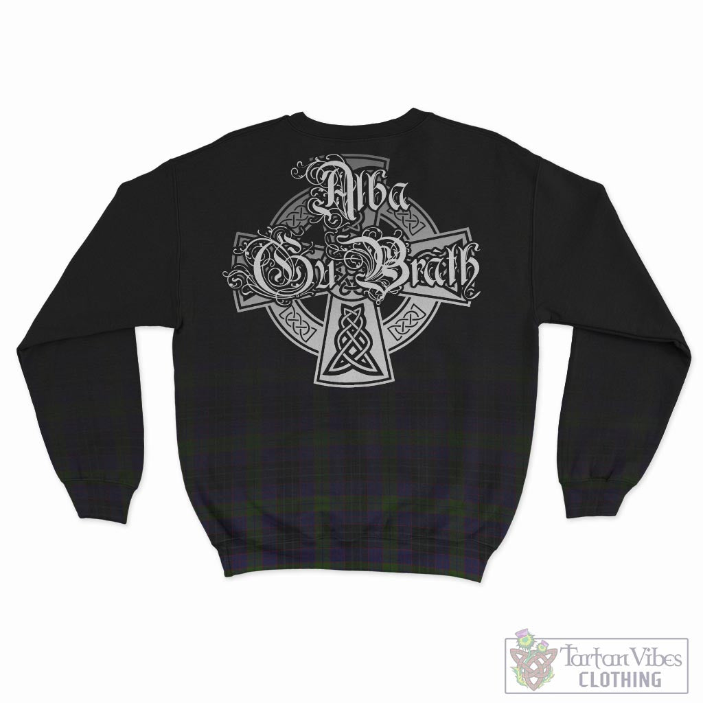 Tartan Vibes Clothing Lumsden Hunting Tartan Sweatshirt Featuring Alba Gu Brath Family Crest Celtic Inspired