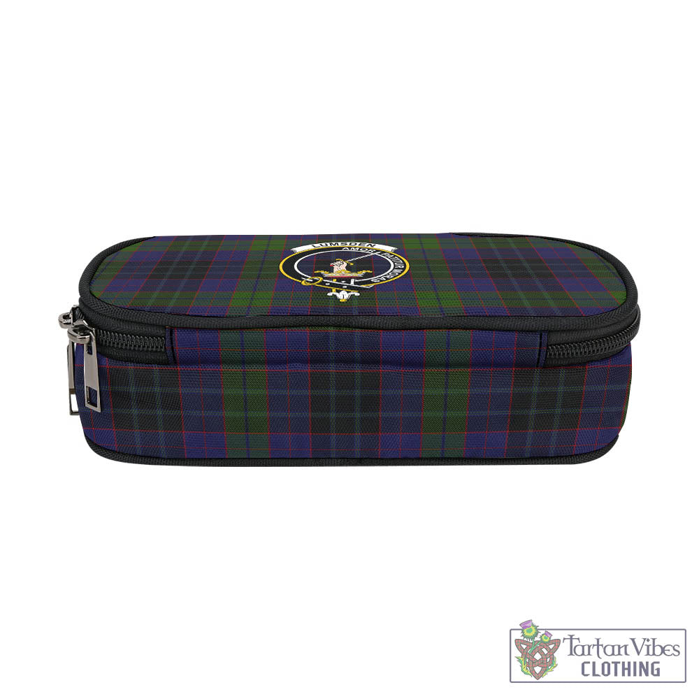 Tartan Vibes Clothing Lumsden Hunting Tartan Pen and Pencil Case with Family Crest