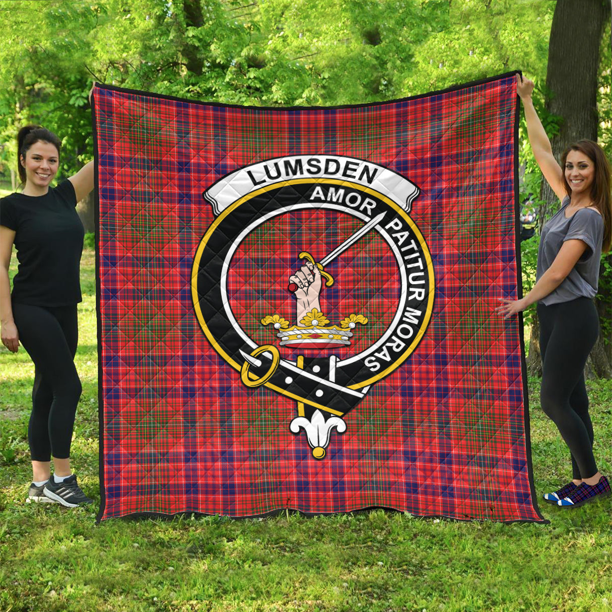 lumsden-modern-tartan-quilt-with-family-crest