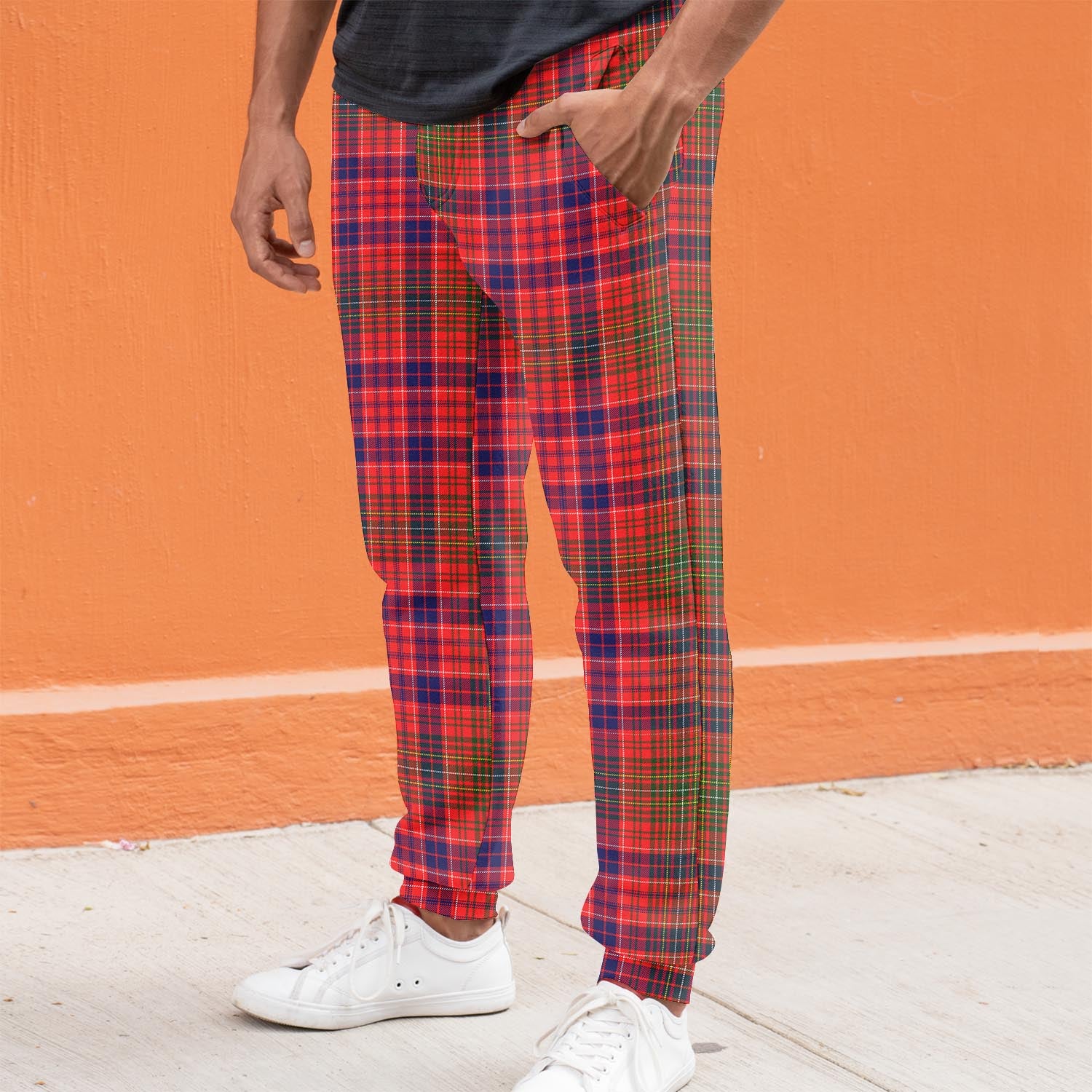 Lumsden Modern Tartan Joggers Pants S - Tartan Vibes Clothing