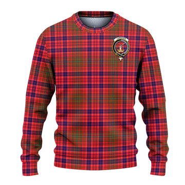 Lumsden Modern Tartan Ugly Sweater with Family Crest