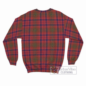 Lumsden Modern Tartan Sweatshirt with Family Crest DNA In Me Style