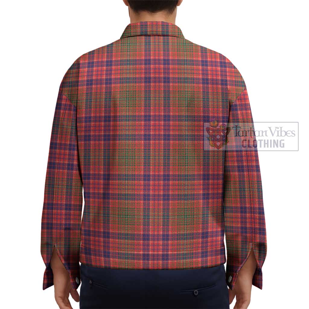 Tartan Vibes Clothing Lumsden Modern Tartan Unisex Lapel Cotton Jacket