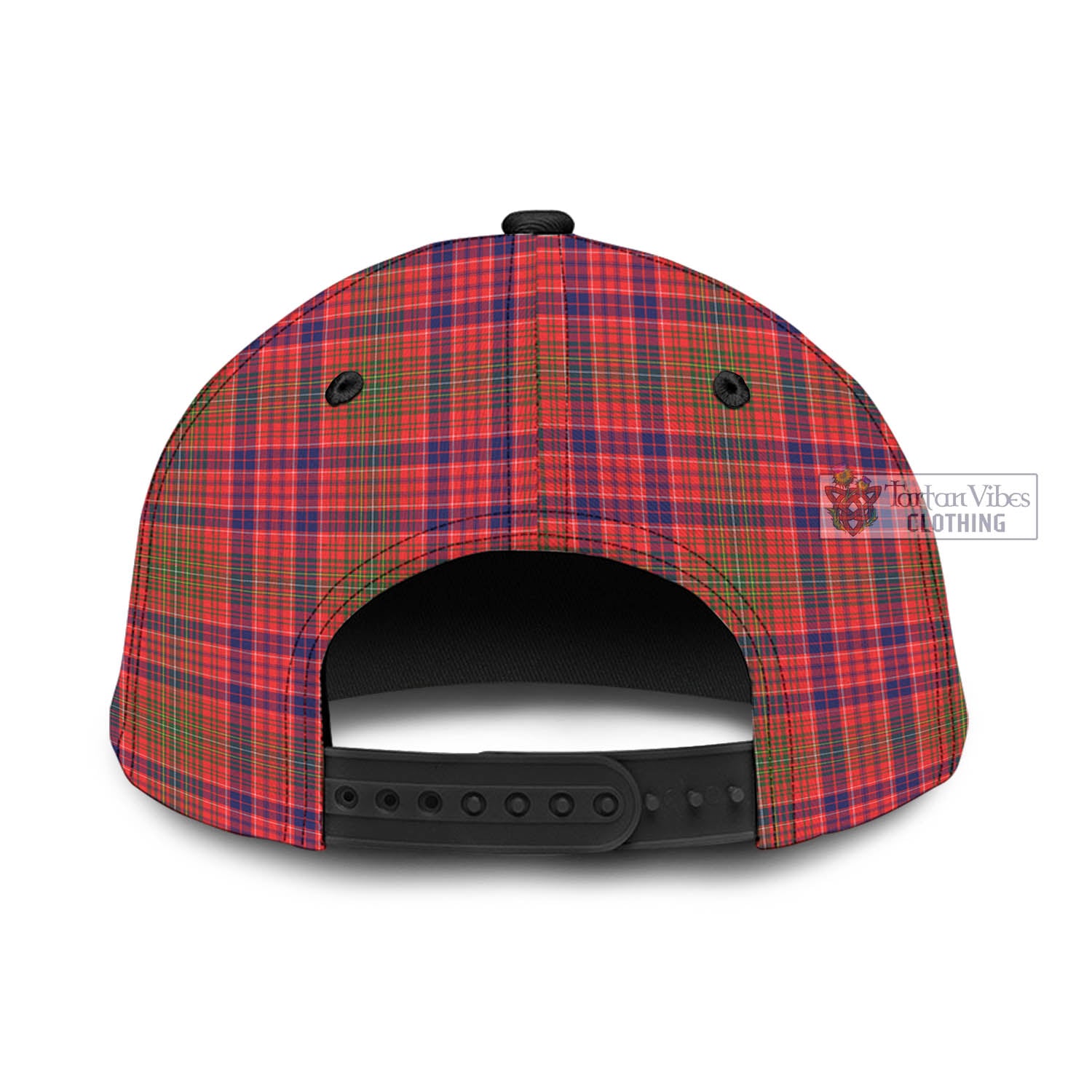 Tartan Vibes Clothing Lumsden Modern Tartan Classic Cap with Family Crest In Me Style