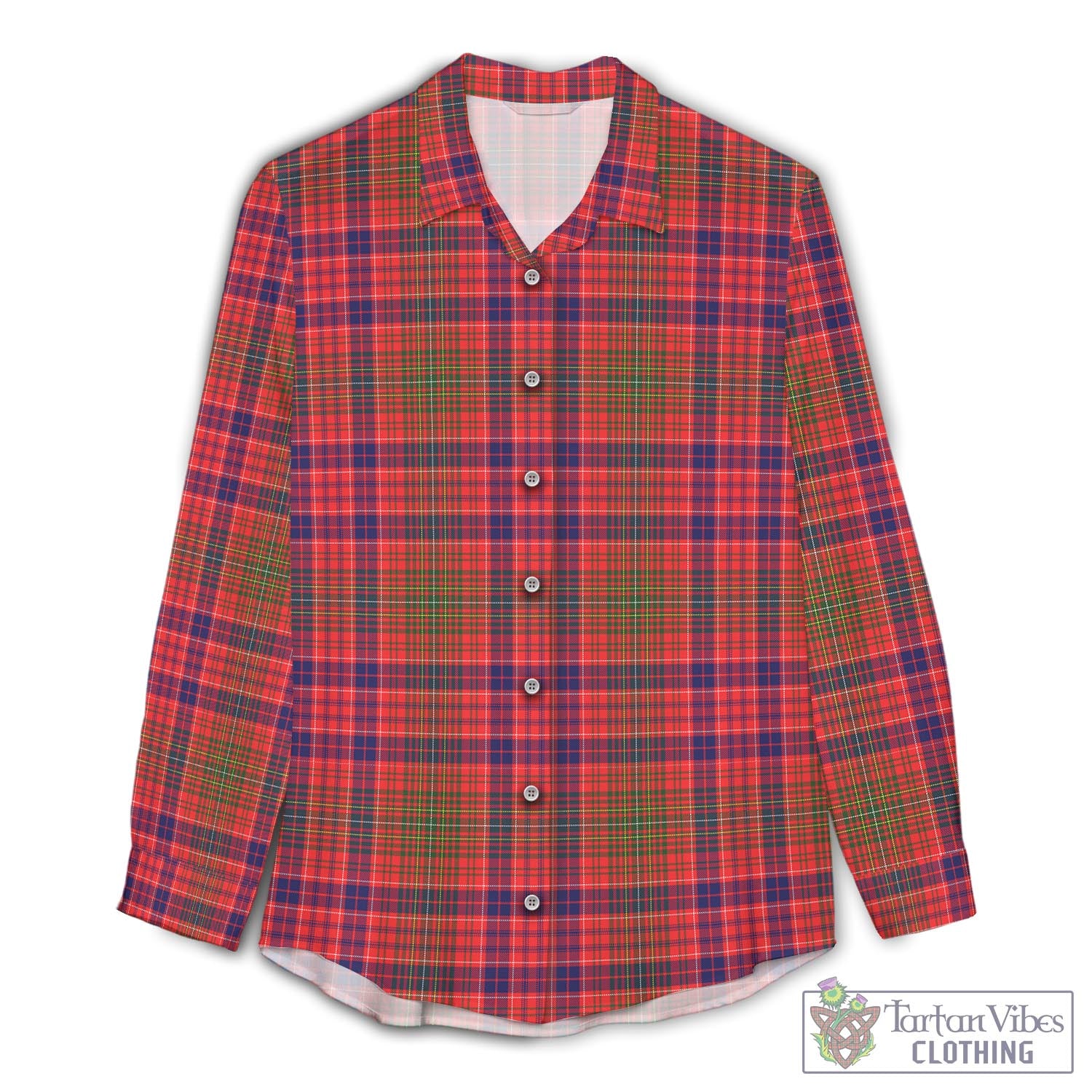 Lumsden Modern Tartan Womens Casual Shirt