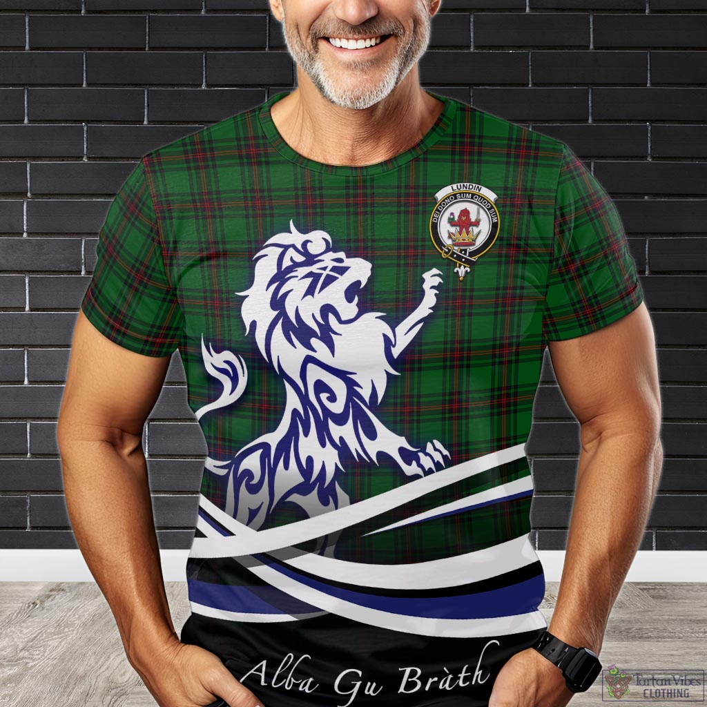 lundin-tartan-t-shirt-with-alba-gu-brath-regal-lion-emblem