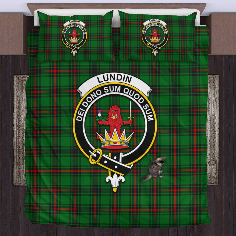 lundin-tartan-bedding-set-with-family-crest