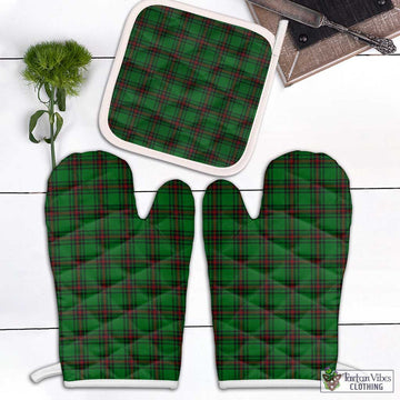 Lundin Tartan Combo Oven Mitt & Pot-Holder White - Tartan Vibes Clothing