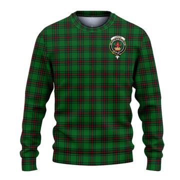 Lundin Tartan Knitted Sweater with Family Crest
