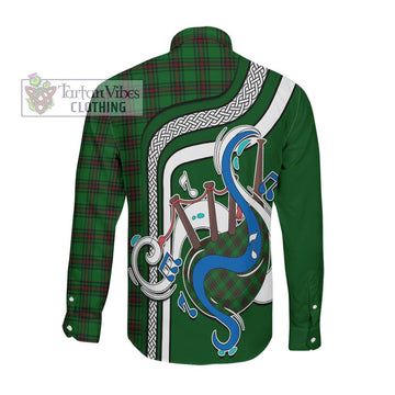 Lundin Tartan Long Sleeve Button Shirt with Epic Bagpipe Style