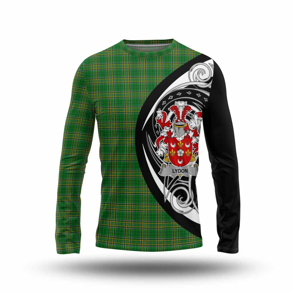 Lydon Irish Clan Long Sleeve T-Shirt Celtic Circle Style Unisex - Tartan Vibes Clothing