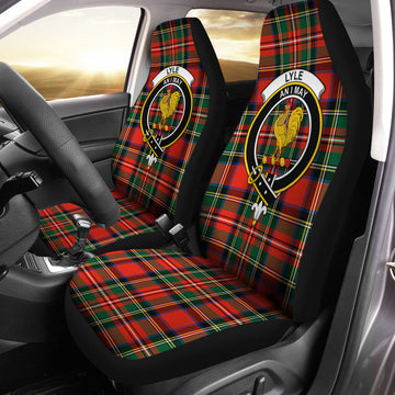 Lyle Tartan Car Seat Cover with Family Crest