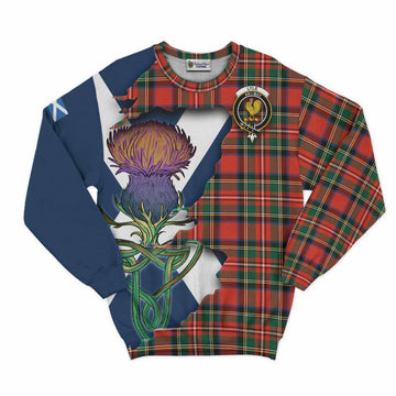 Lyle Tartan Family Crest Sweatshirt Scottish Thistle Celtic Inspired Unisex - Tartan Vibes Clothing