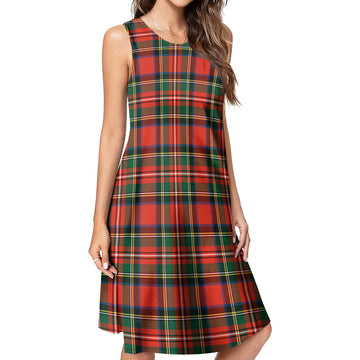 Lyle Tartan Womens Casual Dresses