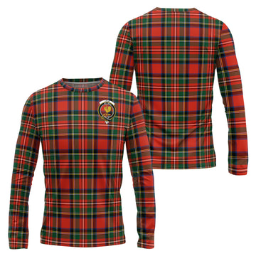 Lyle Tartan Long Sleeve T-Shirt with Family Crest