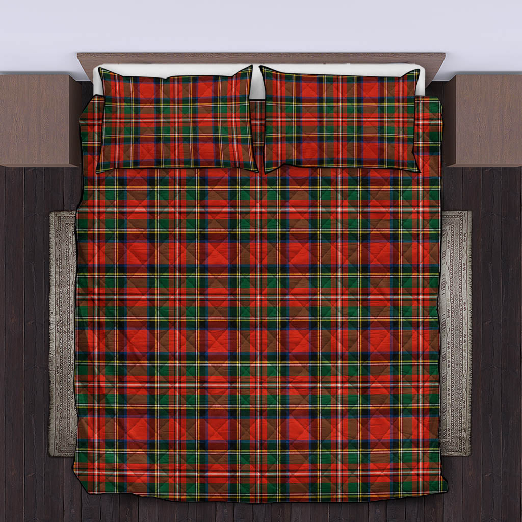 Lyle Tartan Quilt Bed Set King - Tartan Vibes Clothing