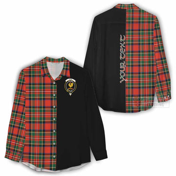 Lyle Tartan Women's Casual Shirt with Family Crest and Half Of Me Style