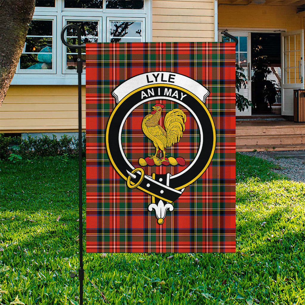 Lyle Tartan Flag with Family Crest - Tartan Vibes Clothing