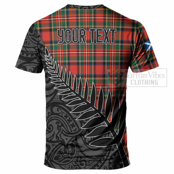 Lyle Crest Tartan T-Shirt with New Zealand Silver Fern Half Style