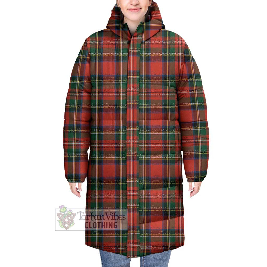 Tartan Vibes Clothing Lyle Tartan Long Down Jacket