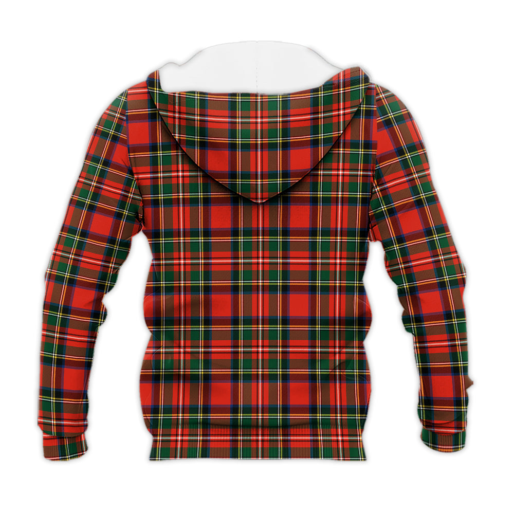 Lyle Tartan Knitted Hoodie with Family Crest - Tartan Vibes Clothing