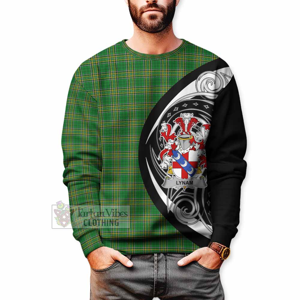 Lynam Irish Clan Sweatshirt Celtic Circle Style - Tartan Vibes Clothing