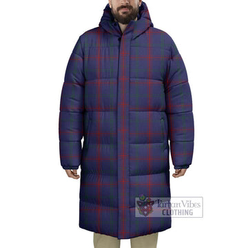 Lynch Tartan Long Down Jacket