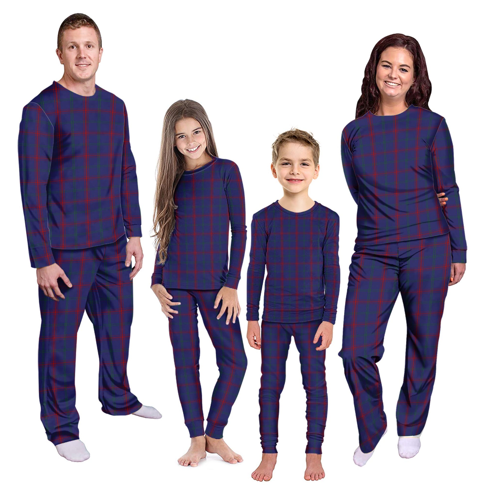 Lynch Tartan Pajamas Family Set Kid - Tartan Vibes Clothing