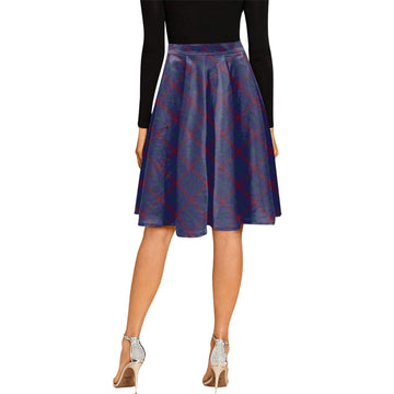 Lynch Tartan Melete Pleated Midi Skirt