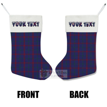 Lynch Tartan Christmas Stocking with Personalized Text