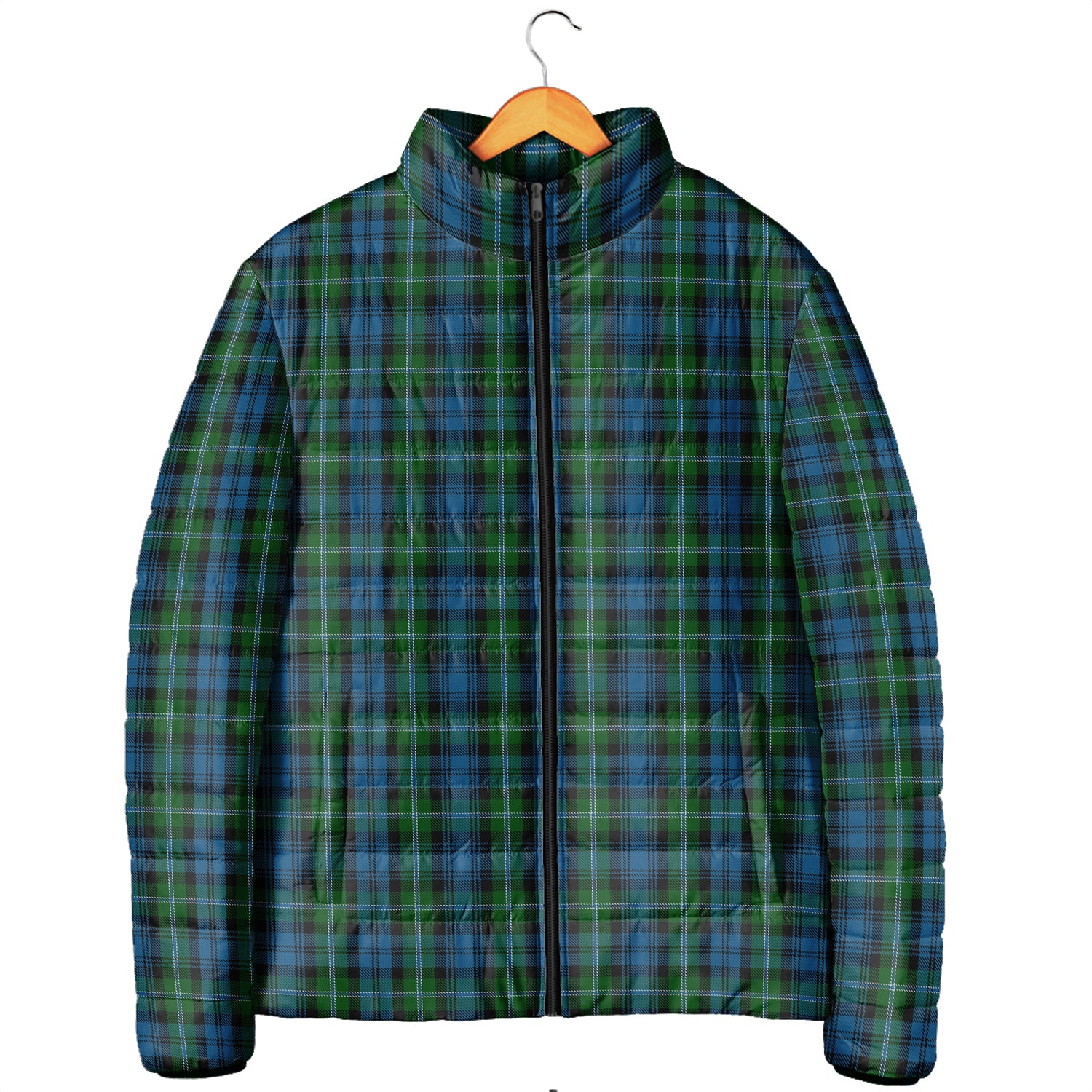 Lyon Tartan Padded Jacket Men's Padded Jacket - Tartan Vibes Clothing