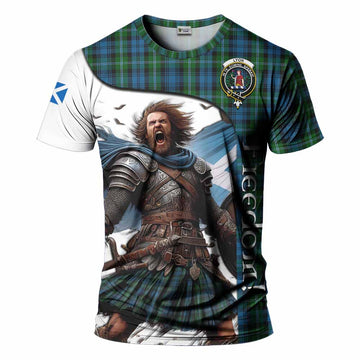 Lyon Crest Tartan T-Shirt Inspired by the Freedom of Scottish Warrior