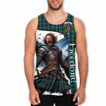 Lyon Crest Tartan Men's Tank Top Inspired by the Freedom of Scottish Warrior