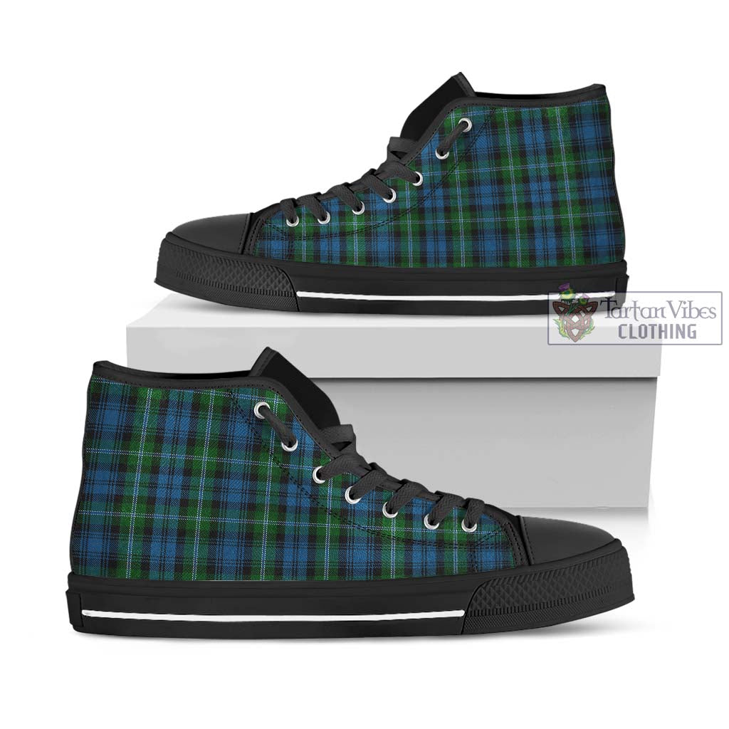 Lyon Tartan High Top Shoes - Tartan Vibes Clothing