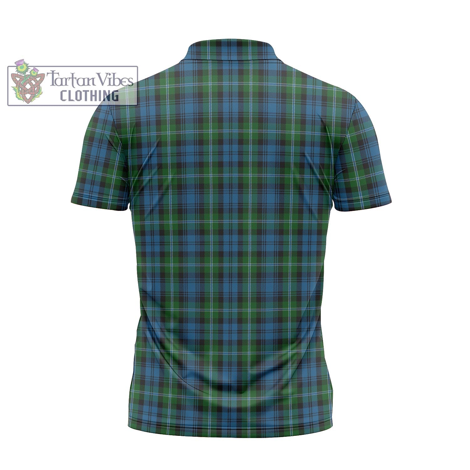 Tartan Vibes Clothing Lyon Tartan Zipper Polo Shirt